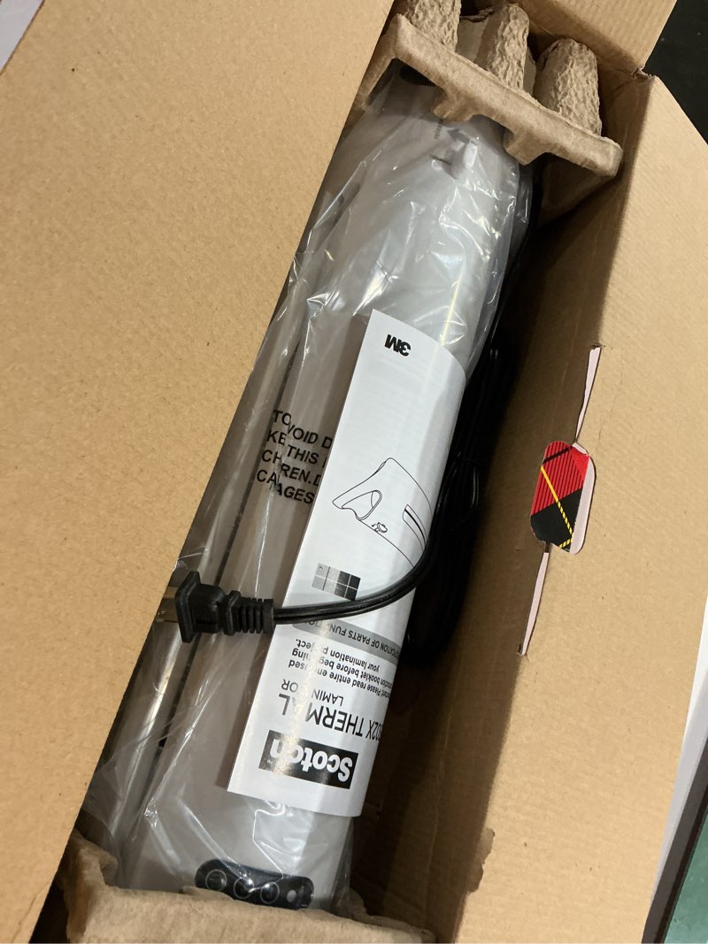 Condition photo showing Good Condition for Scotch Thermal Laminator, Extra Wide 13 Inch Input, Ideal for Teachers, Small Offices, or Home (TL1302X)