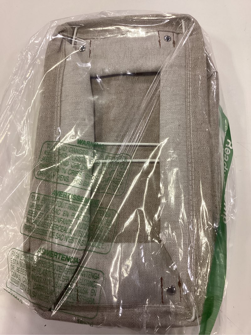 Condition photo showing Good Condition for storageworks narrow storage bins, small basket for closet and shelves, rectangular fabric organizer with handles, toilet paper storage, brown and beige, 2-pack brown and beige 15"l x 7¾"w x 7¼"h