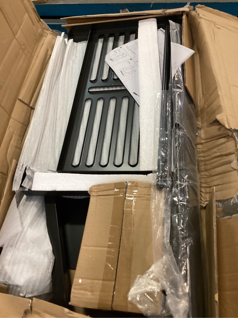 Condition photo showing Good Condition for Wall Mount Golf Bag Organizer Extra Large 2 Golf Bags Stand Golfing Equipment and Accessories Storage Rack for Garage Shed Basement