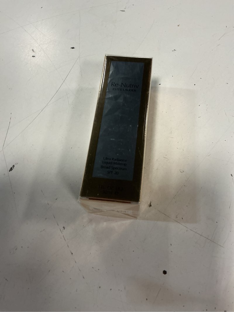 Condition photo showing New/Like New for estée lauder re-nutriv ultra radiance liquid foundation spf 20 | luxurious, hydrating, long-wearing,