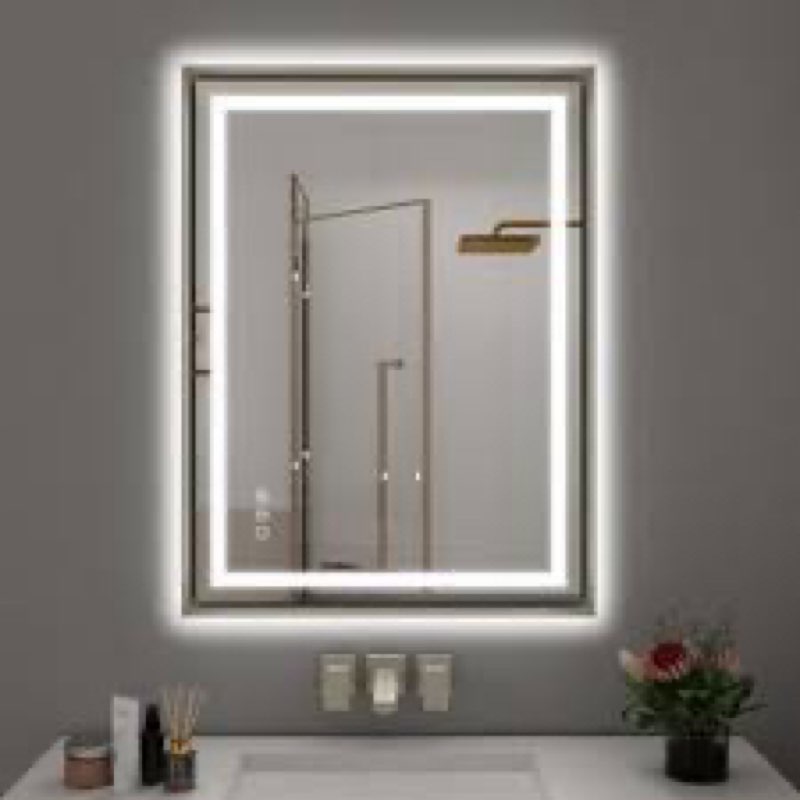 Dokes Frameless LED Vanity Wall Mirror Passed ETL 19 x 27