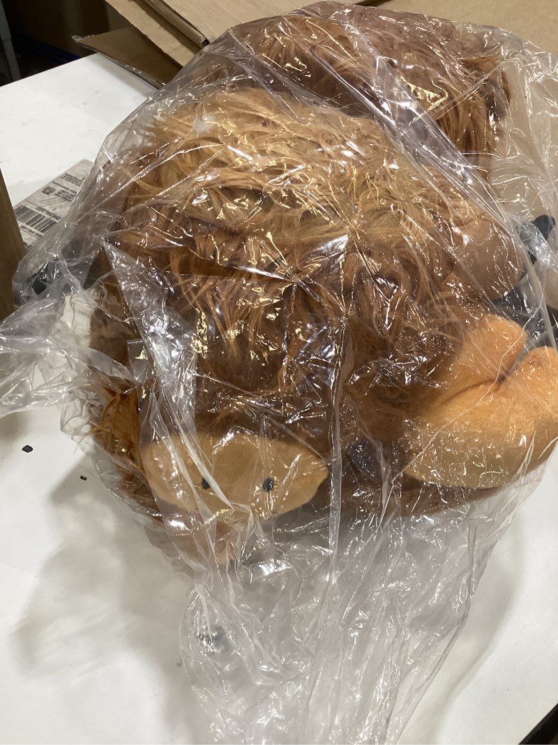 Condition photo showing Good Condition for JOD® 4lbs Highland Cow Weighted Stuffed Animals, 22inch Giant Highland Cow Gift Plushie Toy, Cute Stuffed Animal Highland Cattle Plush Pillow Women Adults Kid Bedtime Highland Cattle