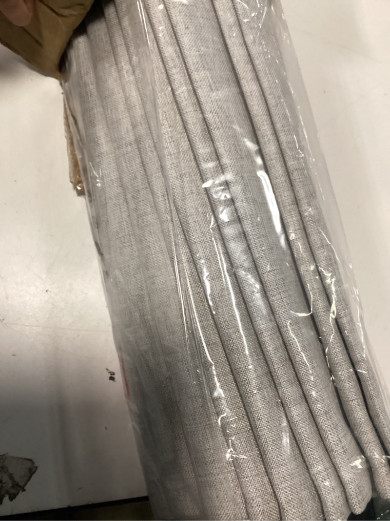Condition photo showing Good Condition for LazBlinds No Drill Roman Shades for Windows, Cordless Blackout Window Shades with UV Protection, Polyester Fabric for Bedroom & Living Room, 29" W x 64" H, Natural Blackout - Faux Linen - Natural 29"W x 64"H