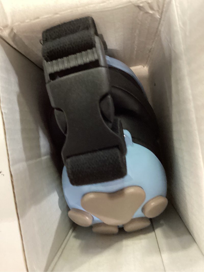 Condition photo showing Good Condition for calming earmuffs for cats and small dogs - for anxiety relief - noise canceling for fireworks, thunderstorms, pet grooming & force drying - dog ear muffs noise protection (blue, small) small blue