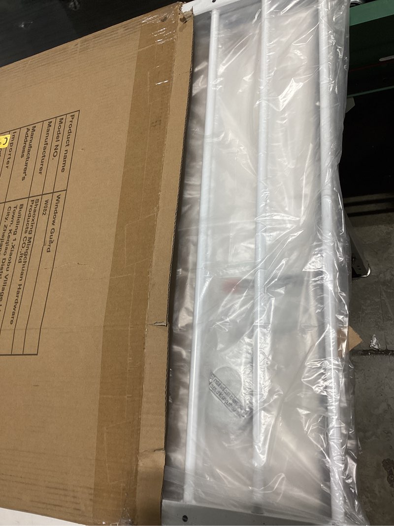 Condition photo showing Good Condition for waowao window safety guards for children kids child toddler pets proof extra wide white tension security window guard gate for home fit 36.22"-61.41" sliding windows (2 piece) white 2 piece(36.22"-61.41")