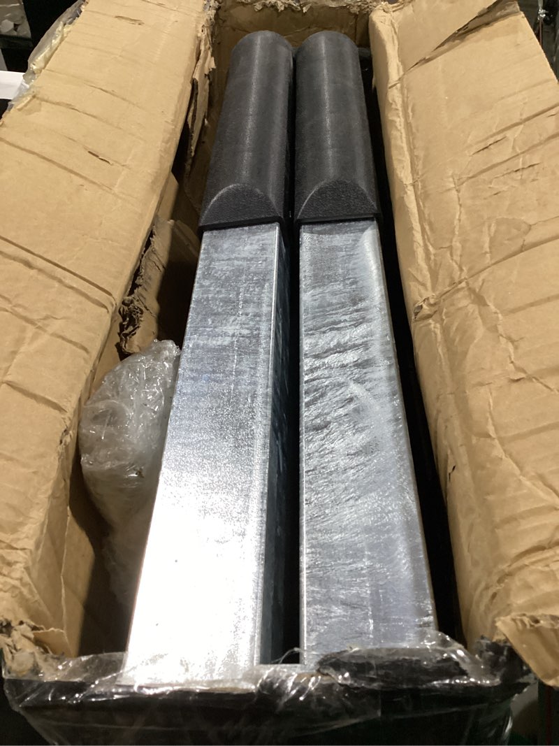Condition photo showing As Is for pontoon boat trailer guide-ons for 3" trailer rail,30"h boat trailer guide | heavy-duty boat trailer guide for pontoon tritoon,fishing boat or sailboat trailer smooth&quick loading,guide boat line up for 3" trailer-2pk