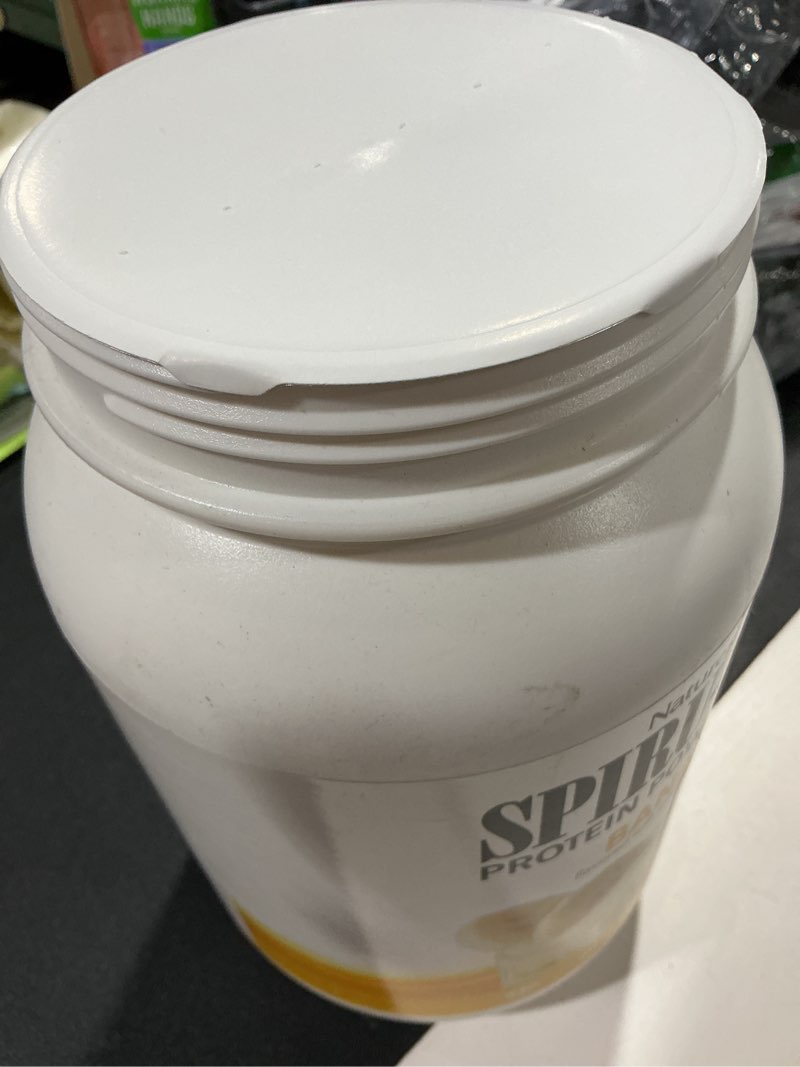Condition photo showing New/Like New for naturesplus spiru-tein, banana - 4.5 lbs - plant-based protein shake - non-gmo, vegetarian, gluten free - 60 servings 4.5 pound (pack of 1)