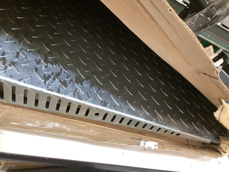 Condition photo showing As Is for rampit usa empower series aluminum adjustable threshold ramp, made in usa (ramp only, 36" w x 48" l)
