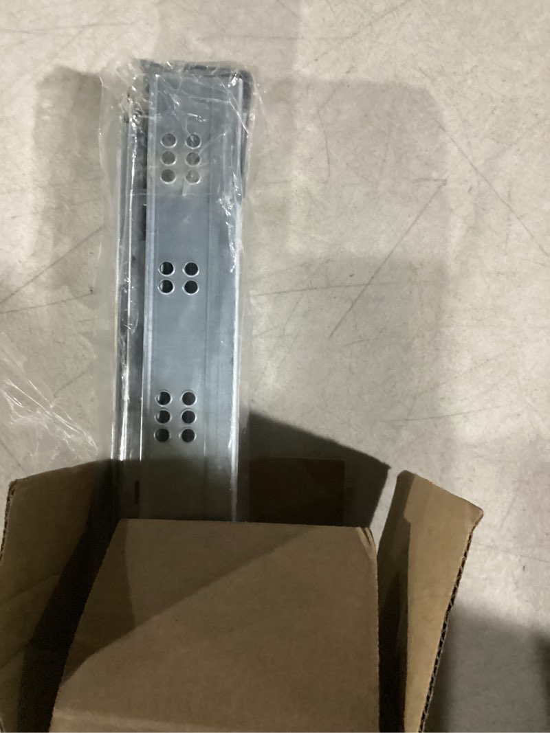 Condition photo showing New/Like New for Soft Close Bottom Mount Drawer Slides 21 Inch Rails with Rear mounting Bracket Locking Devices Screws for Face Frame Or Frameless Application?21 inch, 1 Pair? 21 Inch 1 Pair