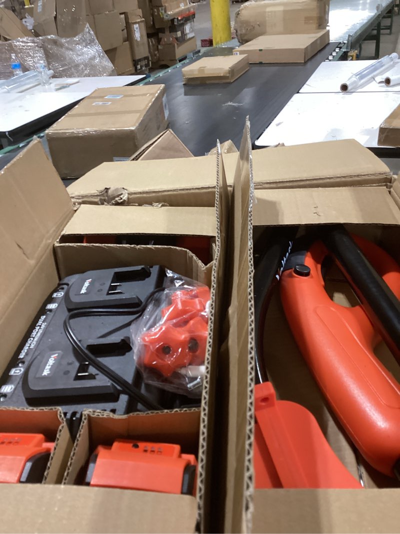 Condition photo showing Good Condition for VOLTASK Cordless Snow Shovel with Wheels, 48V | 16-Inch | 4-Ah Brushless Cordless Snow Blower, Battery Snow Blower with Directional Plate & LED Lights (2 * 24V Battery & Dual Quick Charger Included)