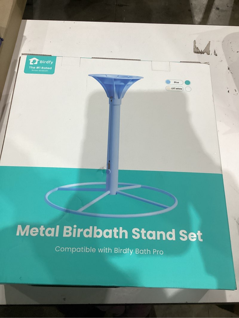 Bird Bath Metal Bracket Set,Blue