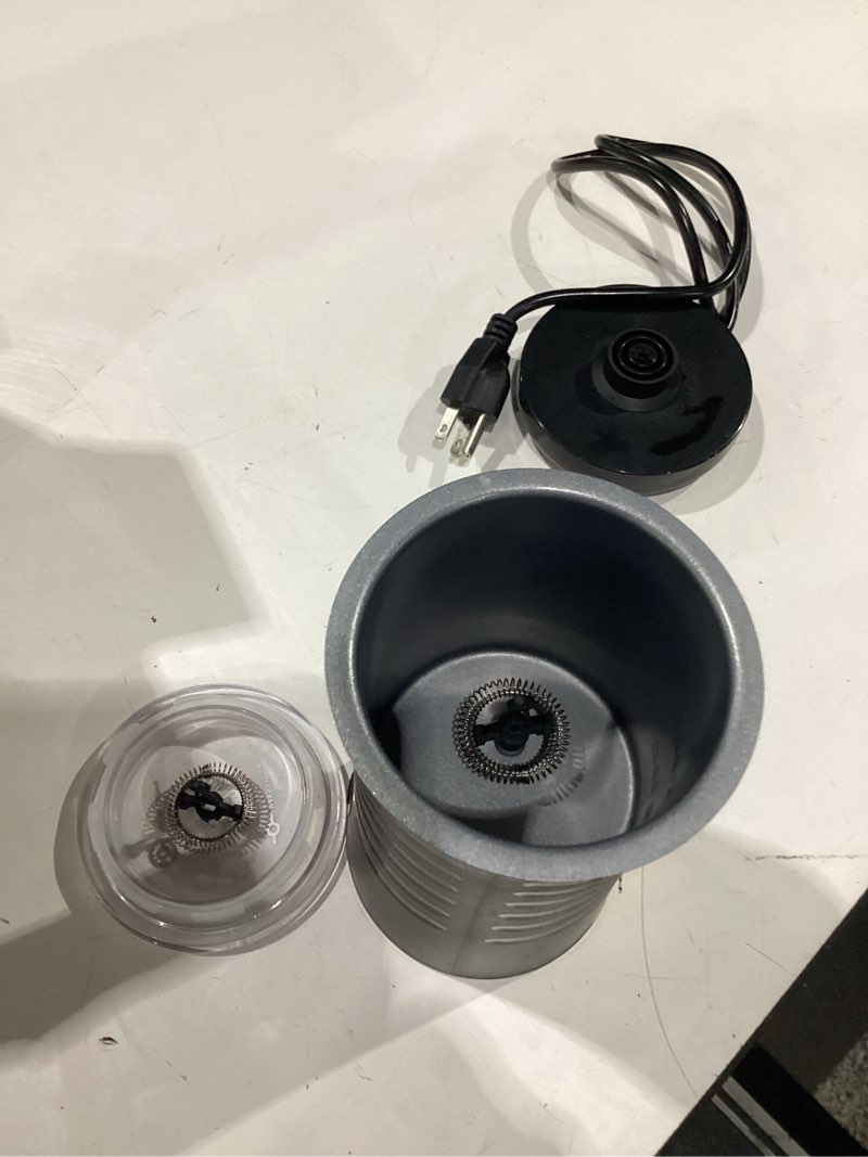 Condition photo showing New/Like New for electric milk frother, paris rhône 4-in-1 milk steamer and frother, hot & cold foam milk warmer with temperature control, auto shut-off frothers for coffee, latte,macchiato, cappuccino black