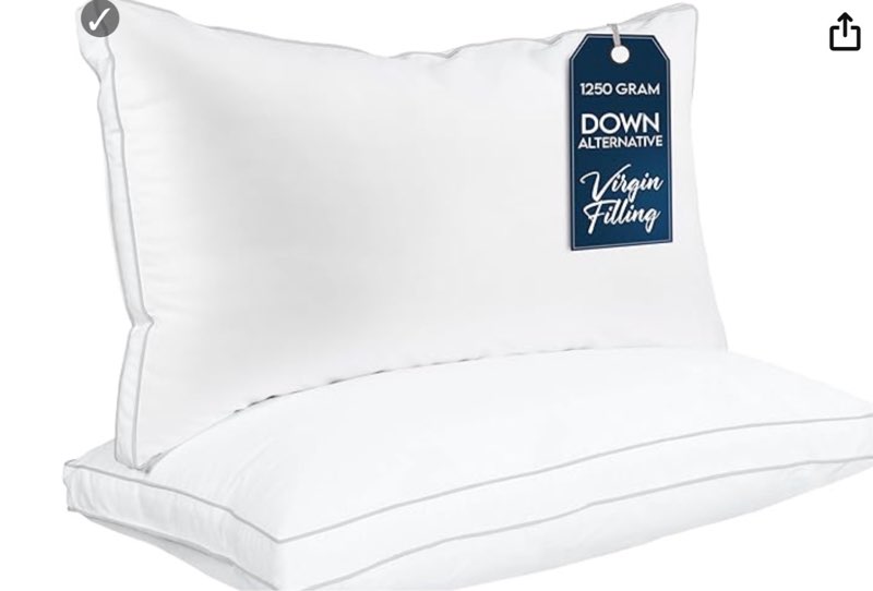 Utopia Bedding Bed Pillows for Sleeping King Size (White), Set of 2, Cooling Hotel Quality, Gusseted Pillow for Back, Stomach or Side Sleepers