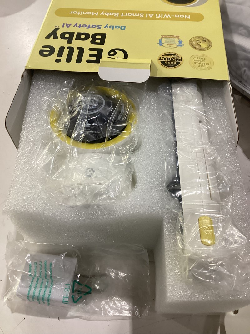 Condition photo showing Good Condition for ellie baby monitor, 5" ips screen, 1080p hd no wifi camera, 6000ma battery life, 1000ft long distance, smart monitoring: cry detection, virtual fench, sleep analysis, 24hrs playback, anti-noise