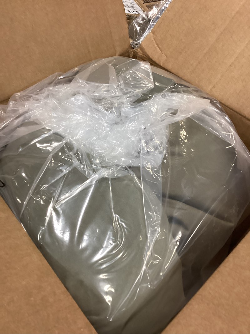 Condition photo showing Good Condition for Majestic Pet 24 Inch Suede Calming Dog Bed Washable – Cozy Soft Round Dog Bed with Spine Support for Dogs to Rest their Head - Fluffy Donut Dog Bed 24x19x7 (Inch) - Round Pet Bed Small – Navy Sage 24.0"L x 19.0"W x 7.0"Th