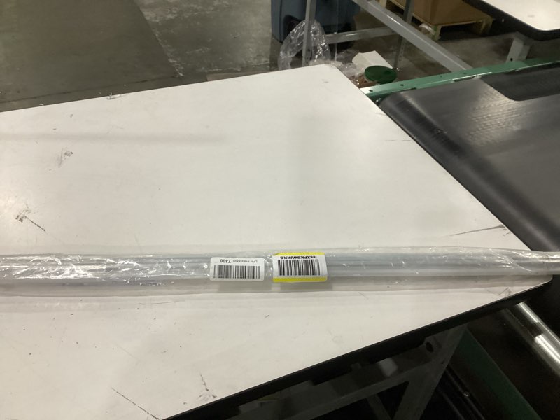 Condition photo showing As Is for Muzata 5Pack 3.3FT/1M Recessed LED Channel with Milky White Cover U Shape Aluminum LED Strip Diffuser Channel U127 WW 1M