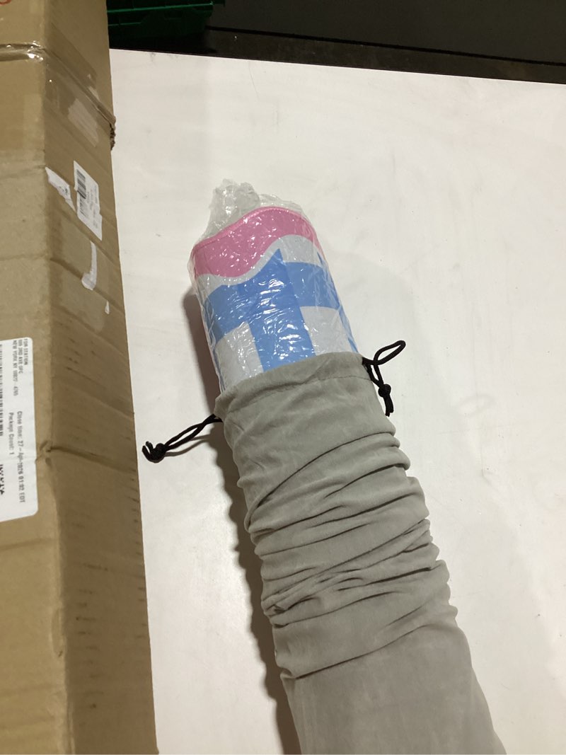 Condition photo showing New/Like New for 31.5” scalloped mahjong mat with velvet bag, professional 3mm noise-reducing table cover, waterproof & non-slip game mat for mahjong, poker- shipped rolled & never folded, pink