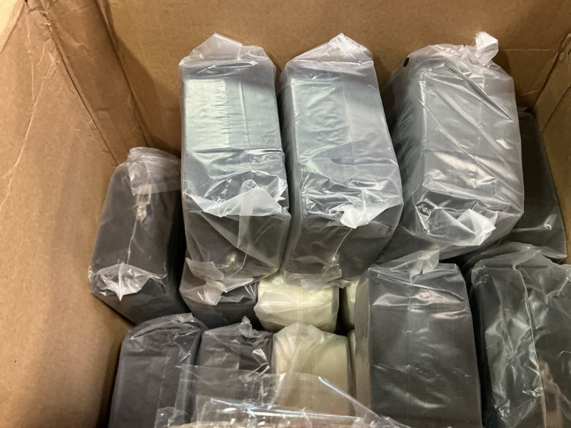 Condition photo showing Good Condition for Batiyeer 40 Pcs Small Jewelry Travel Case Bulk Mini Jewelry Box Wedding Bridesmaid Proposal Return Gift for Pooja(White Pink Black)