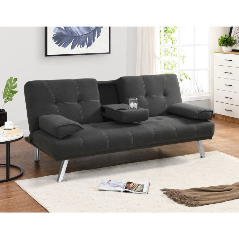 (INCOMPLETE) Carton A: Armrests*2 Dark Gray
