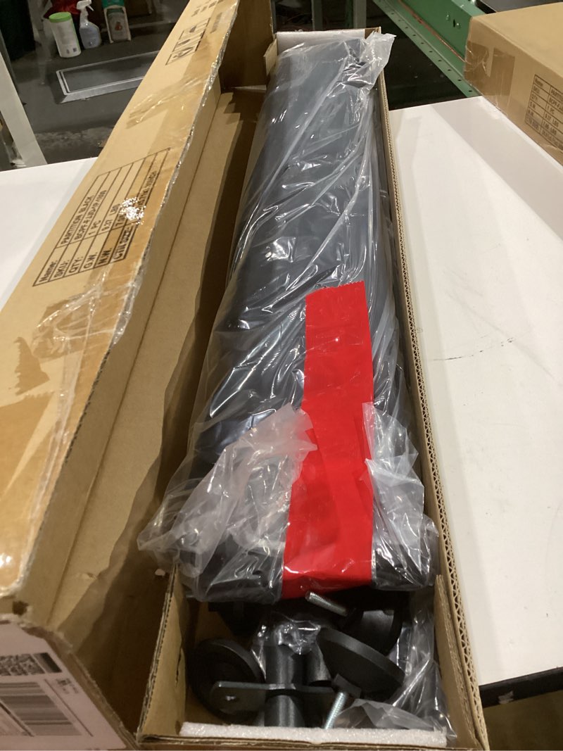 Condition photo showing New/Like New for Room Divider 6FT Single Panel Privacy Screen, 71'' Wide Fabric Indoor Room Divider Wall Divider for Room Separation, Portable Room Partitions and Dividers Freestanding Temporary Wall Room Separators Black Upgraded Base-1 Panel