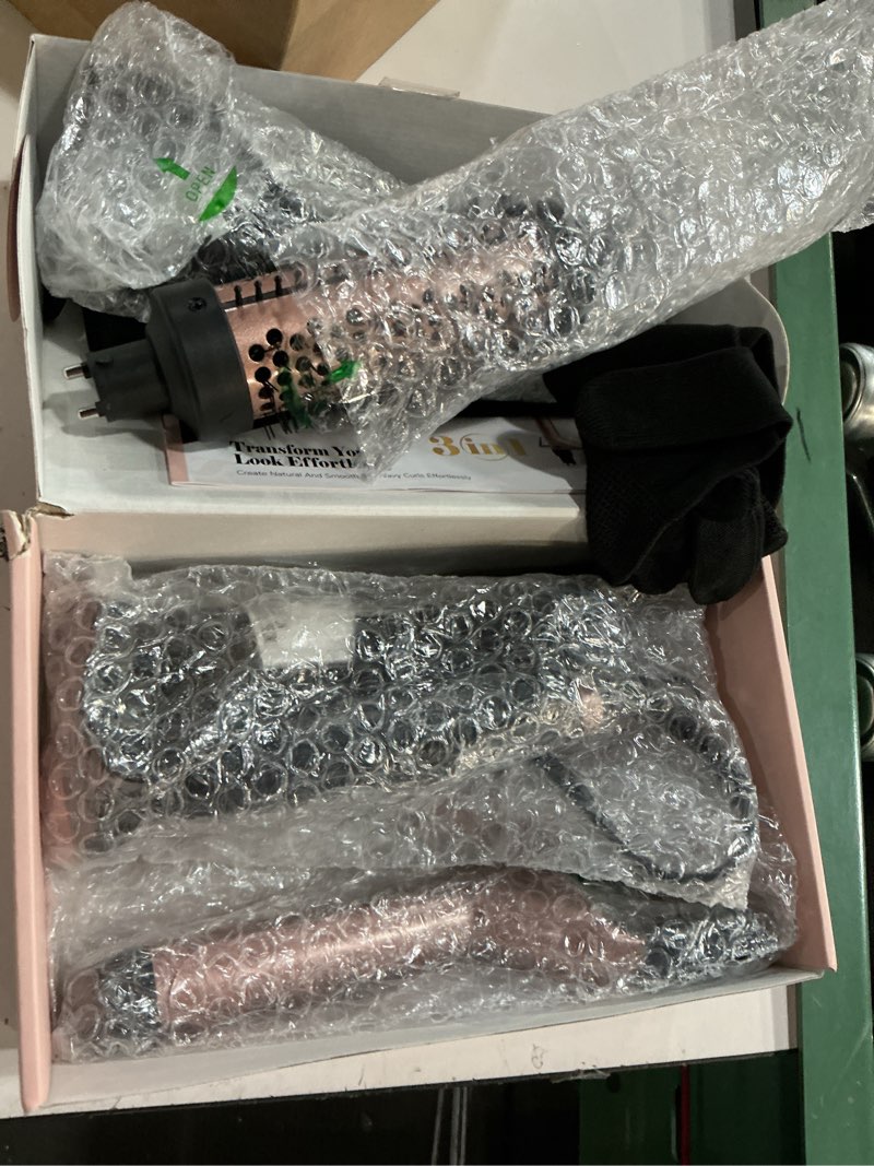 Condition photo showing Good Condition for ufree 3 in 1 curling iron, curling wand set with thermal brush flat iron hair straightener, dual voltage wand curler, instant heat up hair curler, include protective glove 2 clips, gifts for women