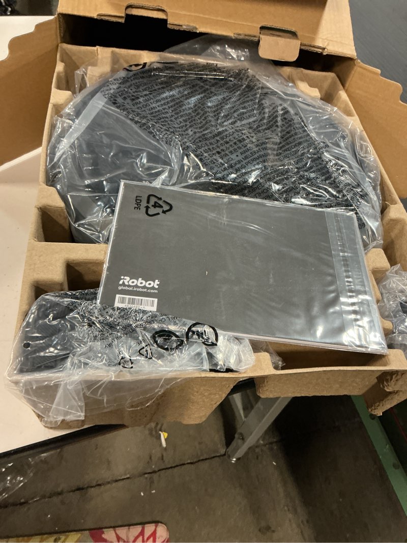 Condition photo showing New/Like New for iRobot Roomba 104 Vac Robot Vacuum - Intense Power-Lifting Suction, Smart & Fast Home Mapping, Ideal for Pet Hair, LiDAR Navigation, Multi-Surface Cleaning, Cleans in Neat Rows, Self-Charging