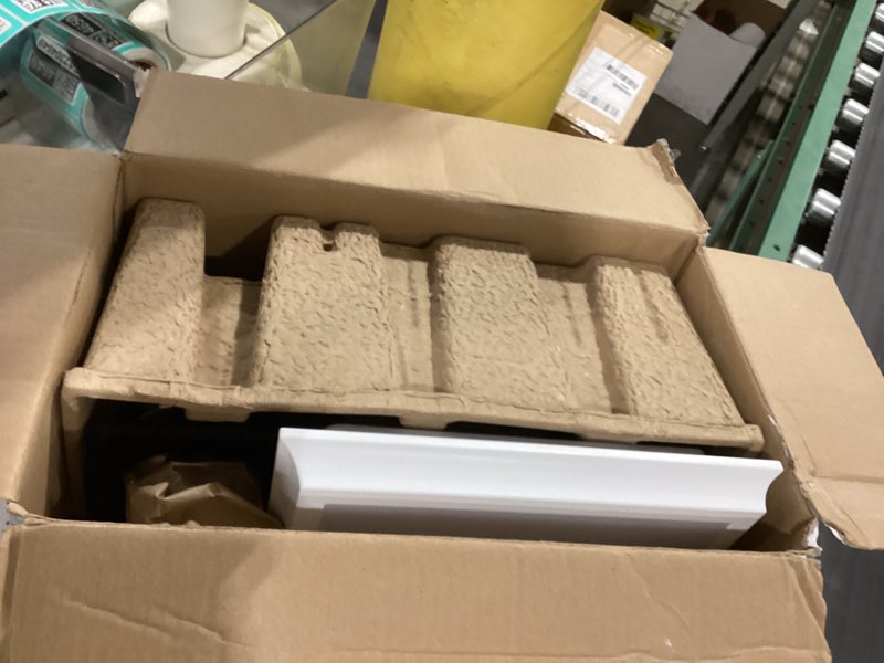Condition photo showing Good Condition for homewerks 7141-80-g4 bathroom fan integrated led light ceiling mount exhaust ventilation whisper quiet 1.1 sones 80 cfm, white square 80 cfm