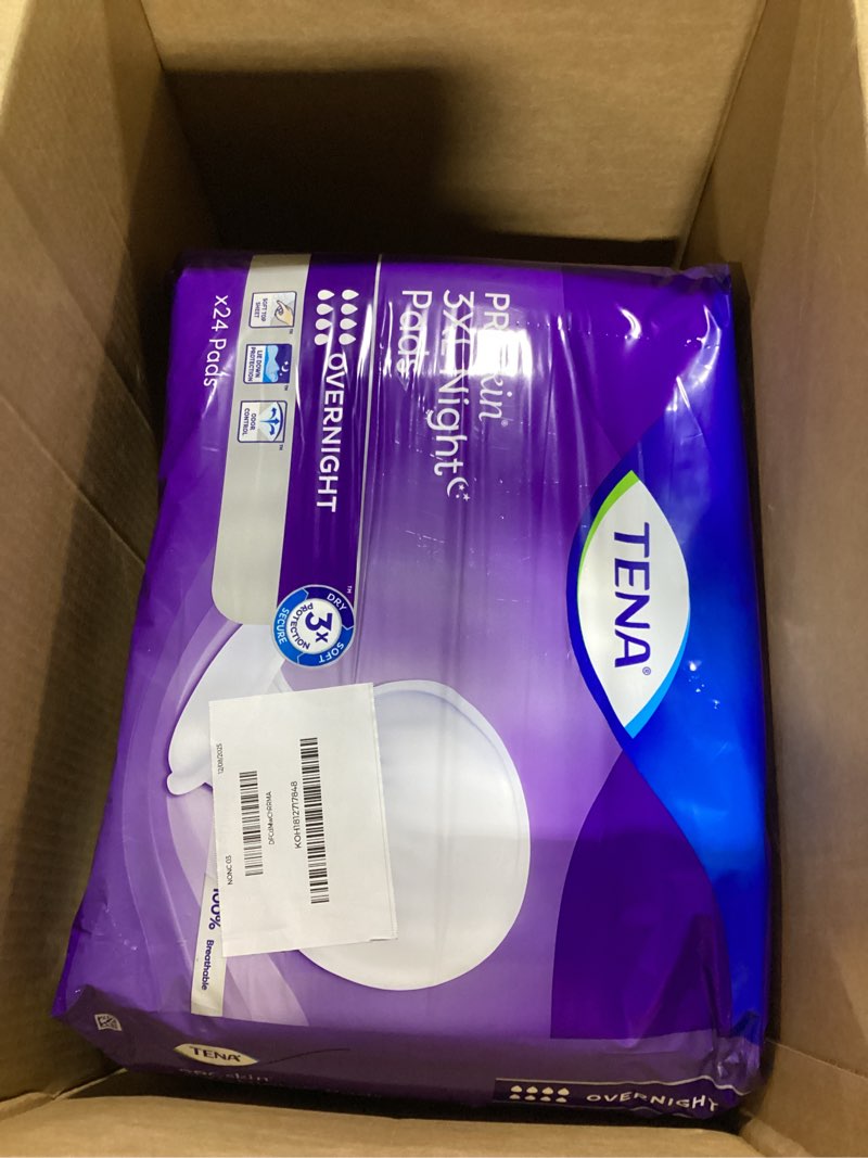 Condition photo showing Good Condition for (Incomplete)TENA ProSkin Incontinence Pads 3XL Overnight For Men & Women 48 Count XXXL XXXL