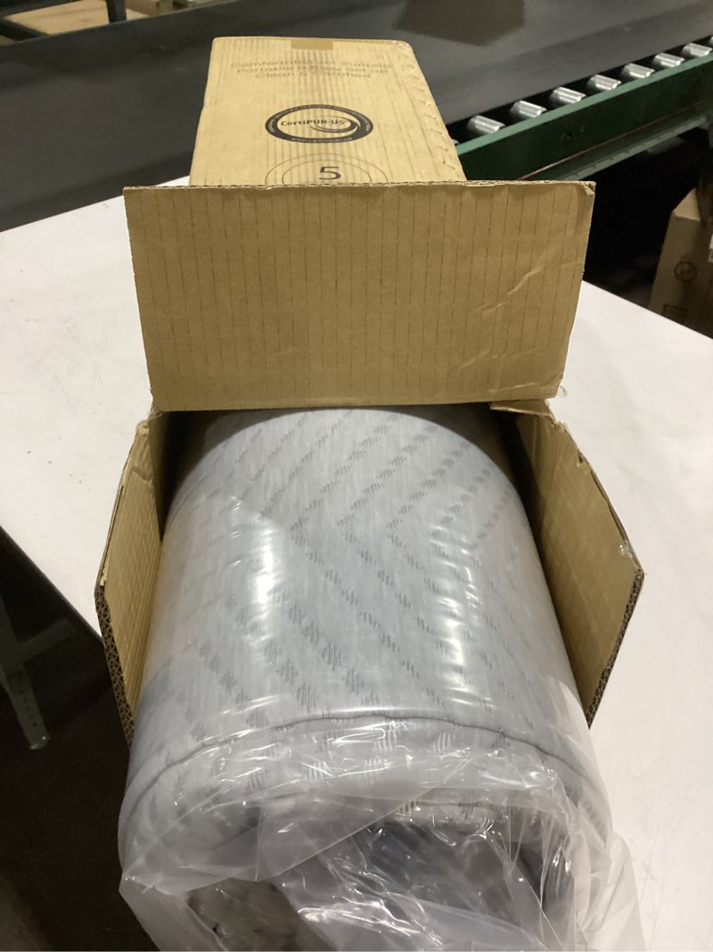 Condition photo showing New/Like New for MLILY Tri-Fold Memory Foam Mattress, 4 inch Single Folding Mattress with Collapsible and Washable Cover, Travel and Guest Mat, 75"×25"×4", Grey 4 Inch Small Single