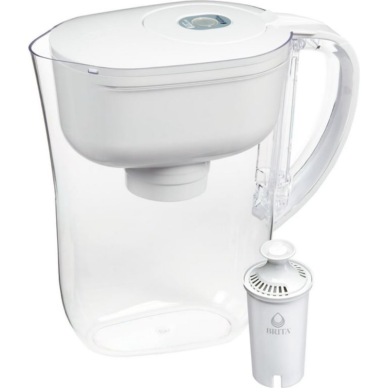 Brita Metro 6-Cup Water Filter Pitcher, BPA-Free, Replaces 1,800 Bottles