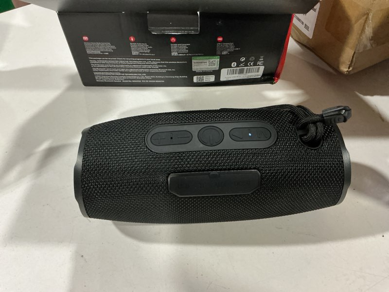 Condition photo showing Good Condition for monster s380 bluetooth speaker, portable speaker with 40w stereo sound, bluetooth 6.0, 20h playtime, tws pairing, support aux/tf card, ipx6 waterproof wireless speaker for home, travel, outdoor black