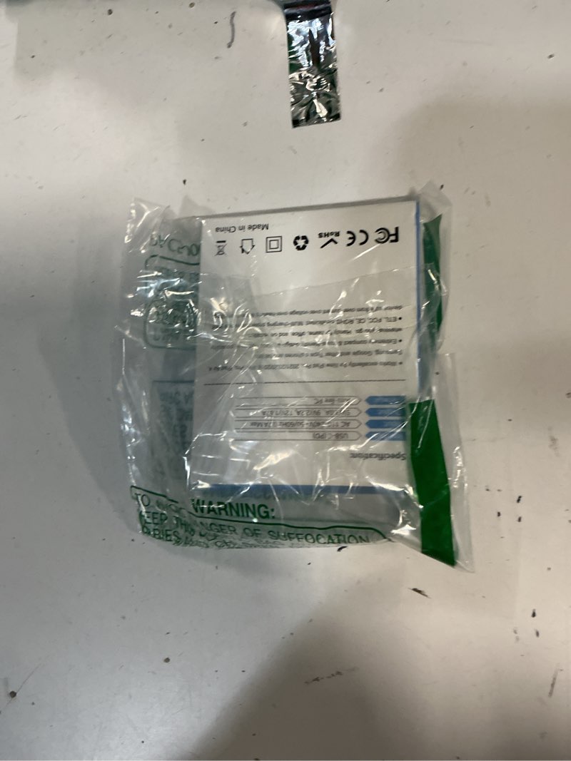 Condition photo showing New/Like New for 20W USB C Fast Charger for iPad Pro 13/12.9/11 inch, iPad A16/10th Generation, iPad Air 11/13 inch/5th/4th, iPad mini 6th/7th, iPad Charger Fast Charging Block with 6.6ft USB C to C Charger Cable White 6.6FT