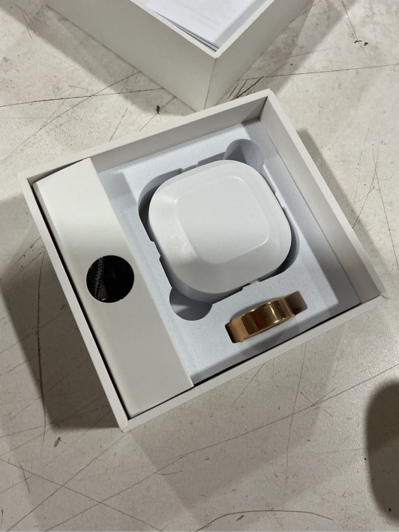 Condition photo showing Good Condition for biemha ip68 waterproof smart ring - fitness & health tracker with sleep/exercise monitoring, unisex for women men, ios & android compatible, long lasting battery life, no subscription (gold, 8)