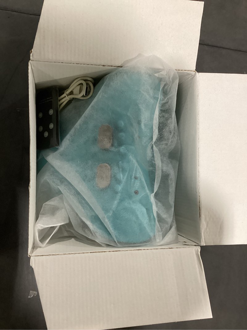 Condition photo showing Good Condition for 2026 new neck massager relaxer electric with heat, 3 modes, 26°angle cervical pillow traction massager, 4d portable heated shoulder stretcher, hump corrector for neck & shoulder comfort blue