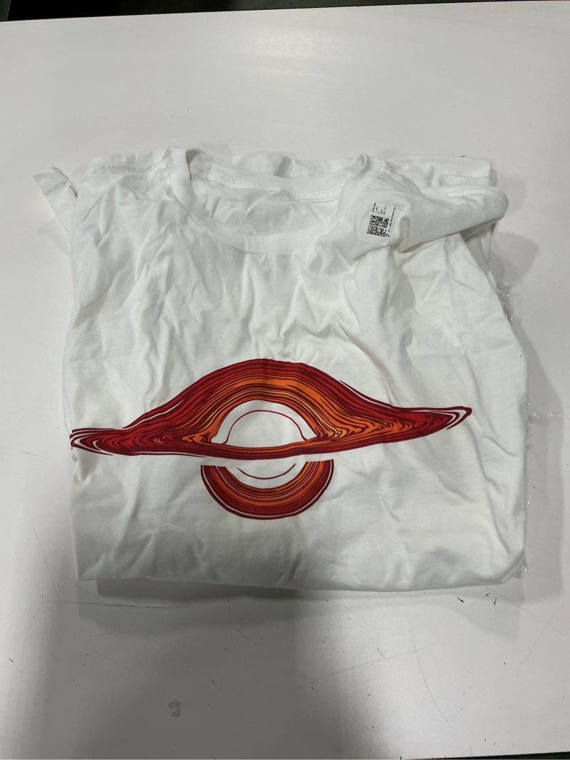 Condition photo showing As Is for White Hole Universe Physics Astrophysicists Men's ( Size 2 XLT)