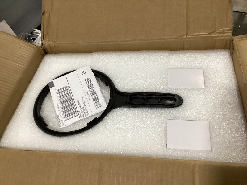 Condition photo showing Good Condition for PUREPLUS 2-Stage Whole House Water Filtration System, Reduces Chlorine, Odor, Heavy Metals & Rust, with Pressure Gauges, 10" x 4.5" Housing, 1" Inlet/Outlet, PP Sediment & KDF Carbon Block Filters Sediment & Heavy Metal Reduction