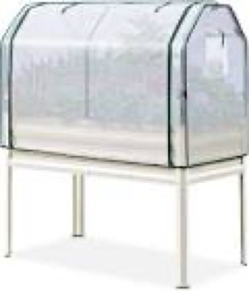 king bird large raised garden bed with cover galvanized elevated planter box with legs 48×24×56 in f