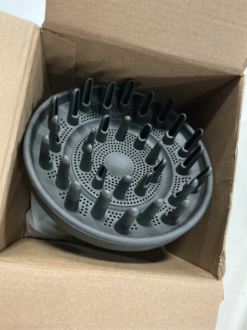 Condition photo showing Good Condition for upgraded large diffuser attachment for dyson airwrap styler hs01/hs05/hs08 - converts to hair dryer, fast drying wave & curly & thick, heat resistant nylon fiber nozzle attachments (grey) black