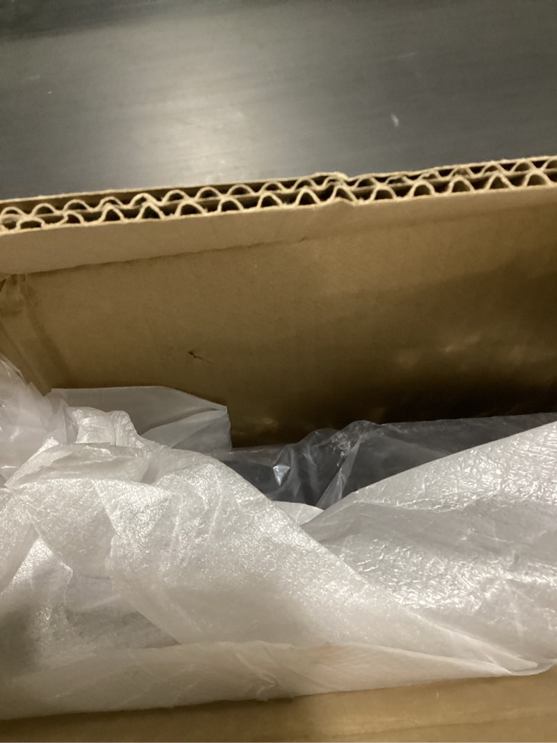 Condition photo showing As Is for Rear Spoiler Wing Fit for Ford Mustang S650 2024 2025 EcoBoost/Dark Horse/GT DH Performance Spoiler + Gurney Flap Wicker Bill Exterior Accessories (Matte Black)