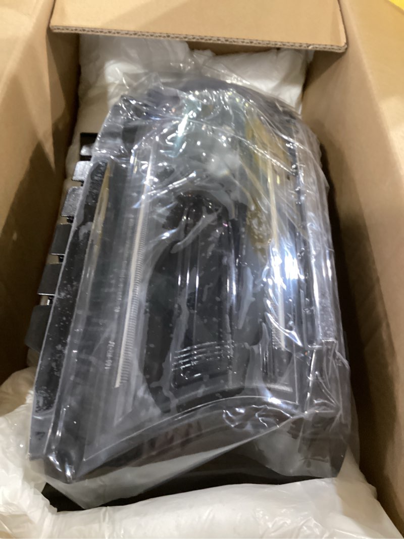 Condition photo showing Good Condition for headlight assembly for dodge charger 2022 2023 headlamp with led drl & turn signal lights, right passenger side projector replacement headlight headlamp assembly for 68546770ac 68546770ab right/passenger side for 22-23 charger with led drl