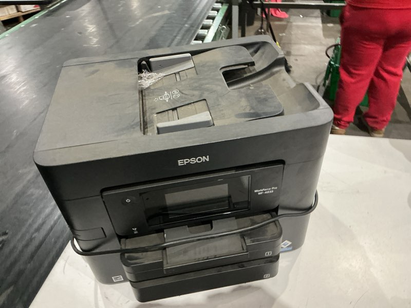 Condition photo showing As Is for similar))epson workforce pro wf-wireless all-in-one wide-format printer-sheet paper capacity, works
