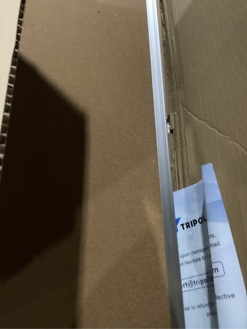 Condition photo showing Good Condition for Magnetic White Board and Cork Board Combo, 48 X 36 inches Whiteboard Bulletin Combination Board, Wall Mounted Dry Erase Message Board for Home, School and Office