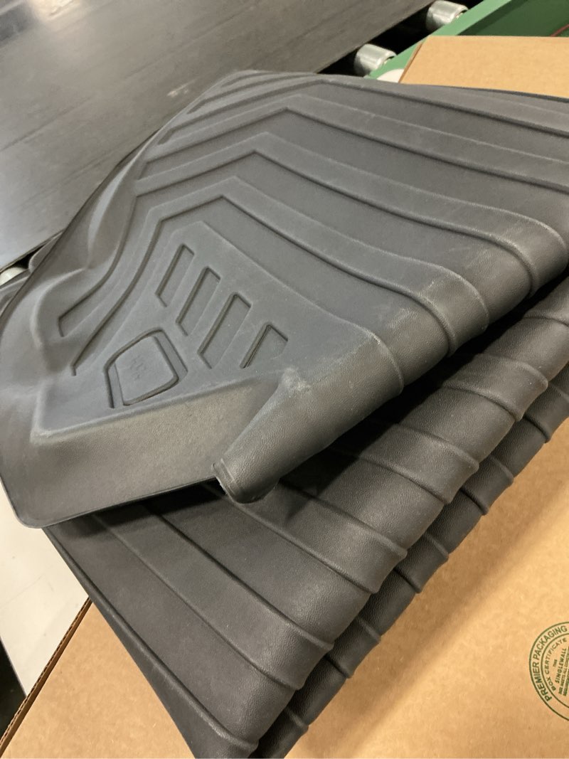 Condition photo showing As Is for 2023 ACADIA FLOOR MATS | PREMIUM ALL WEATHER | DARK ASH GRAY | SECOND ROW | ONE PIECE