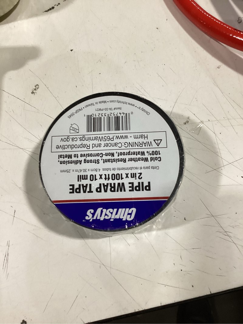 Condition photo showing New/Like New for christy s christys 2  x 100  10 mil pipe wrap