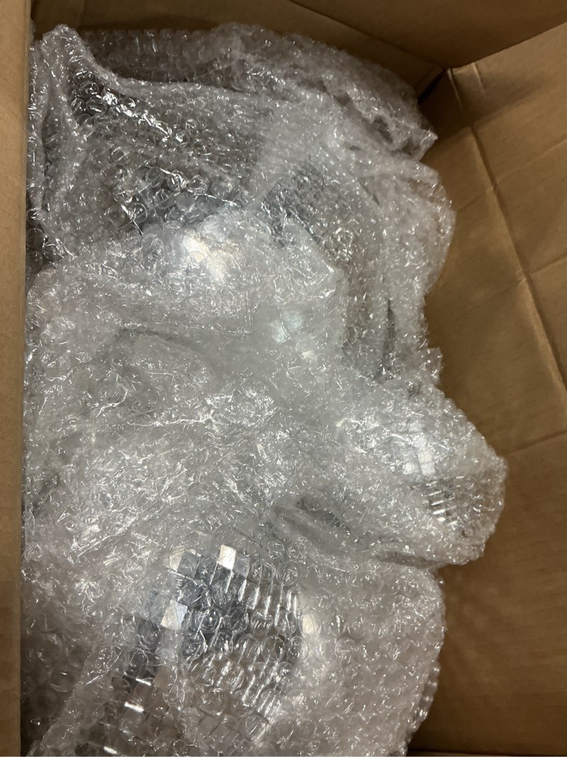 Condition photo showing Good Condition for 4 pack Large Disco Ball Silver Hanging Disco Balls Reflective Mirror Ball Ornament for Party Holiday Wedding Dance and Music Festivals Decor Club Stage Props (12 Inch, 8 Inch, 6 Inch, 4 Inch)