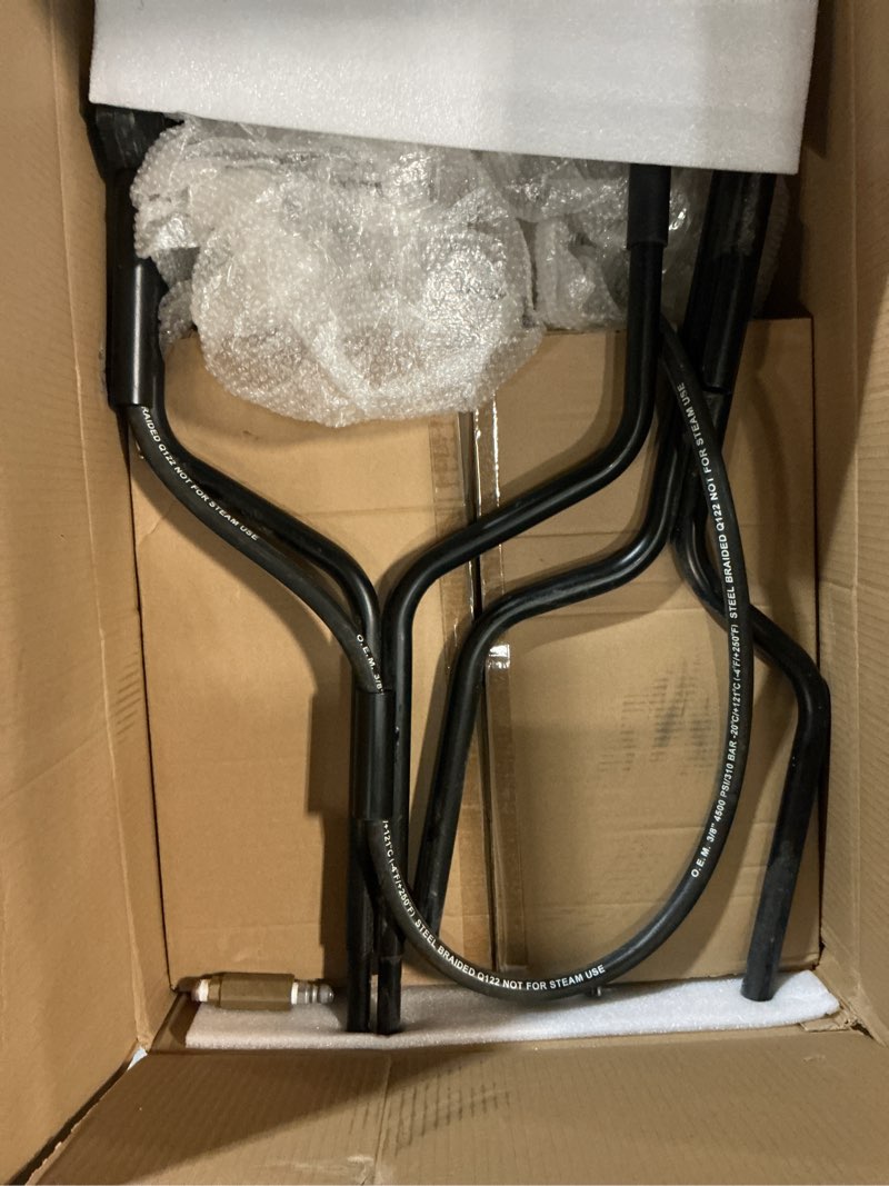 Condition photo showing As Is for simpson cleaning 80182 universal 20" industrial pressure washer surface cleaner for hot and cold water machines, 3/8" quick connection, recommended min 3450 psi up to max of 4500 psi, black 20 inch (model 80182)