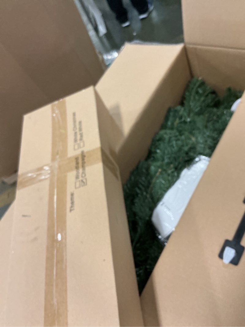 Condition photo showing New/Like New for KI Store 6ft Christmas Tree with Ornaments and Lights Champagne All-in-ONE Completed Christmas Tree Decorations Including 6 Feet Full Tree, Ornaments, USB LED String Lights with Remote and Timer