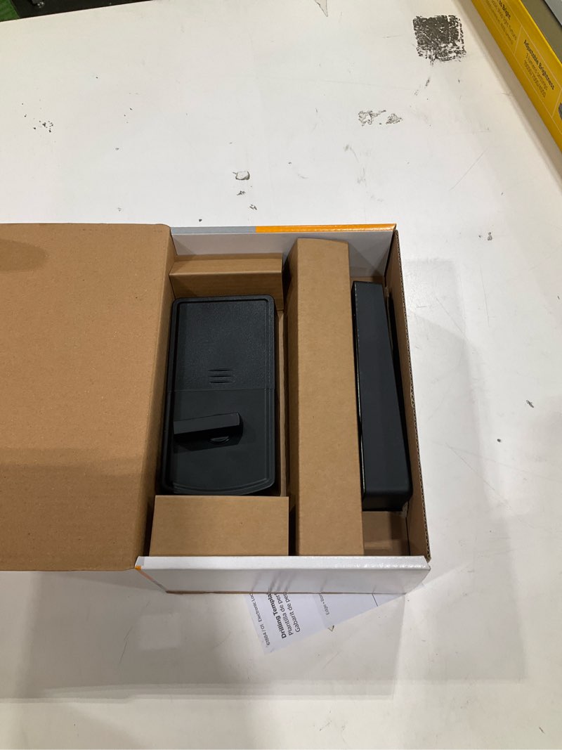 Condition photo showing Good Condition for reliabilt rollins matte black keypad electronic deadbolt lock