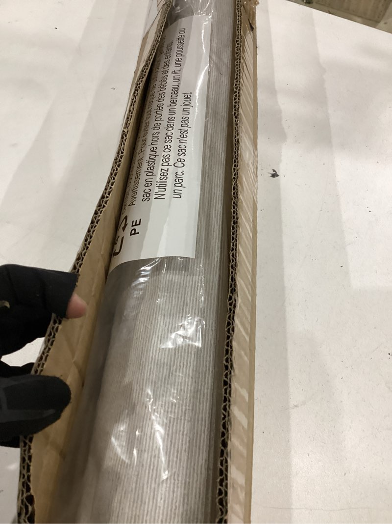 Condition photo showing Good Condition for 100% blackout cordless roman shades for indoor windows & french doors, 34 3/4" w × 48" h - blackout - beige blackout - beige 34 3/4" w × 48" h