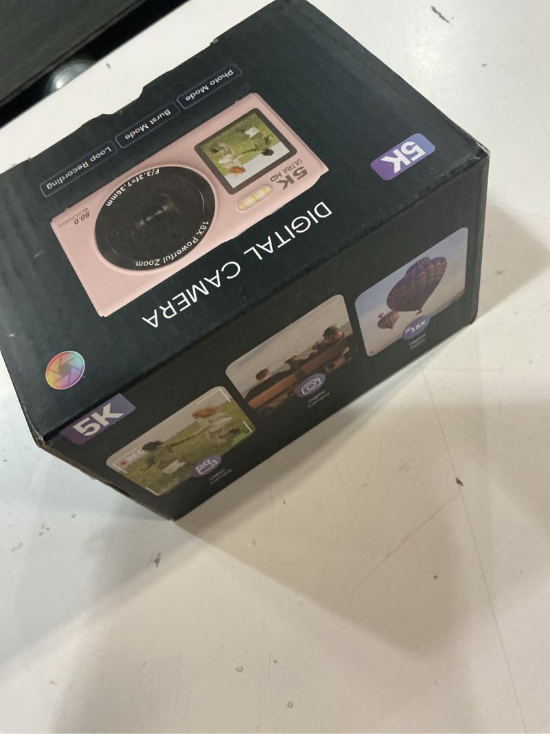Condition photo showing Good Condition for xlurc digital camera for photography 5k dual screens camera vlogging cameras small digital cameras autofocus with 18x zoom & 32gb sd card for kids teens adult